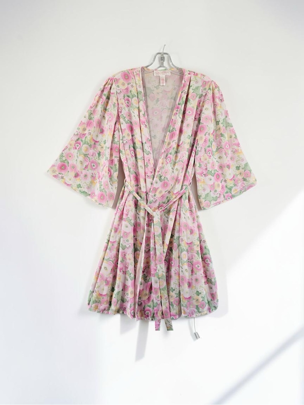 Oscar de La Renta Pink Label Vintage Floral Robe • Size Medium NWT